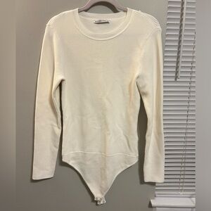 Abercrombie & Fitch Round Neck Sweater Bodysuit